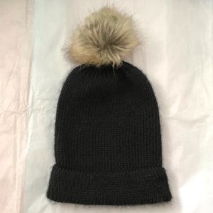FREE w purchase- pom pom beanie